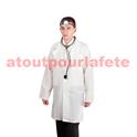 Blouse Blanche de Médecin, Chirurgien, homme / femme (T.U)