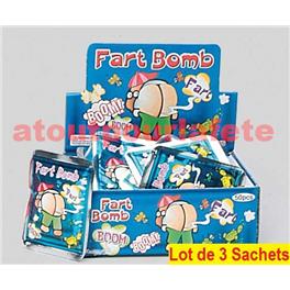 Lot de 3 Bombe Bag Puant (sachet explosif) Lot de 3 Bombe Bag Puant (sachet explosif)