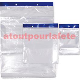 Liasse de 100 sachets plastique transparents 30X40cm