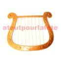 Lyre, Harpe d'Ange, Assurancetourix, barde, Cupidon, Orphée