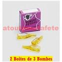 Lot de 2 Boites de 3 Boules puantes