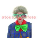 Lunette de Clown géante Jumbo Turquoise