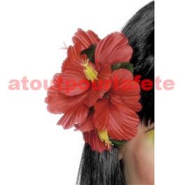 Barrette Pince à cheveux Hawaienne à fleur d'Hibiscus Barrette Pince à cheveux Hawaienne à fleur d'Hibiscus