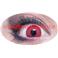 Lentilles de contact fantaisie "Oeil rouge" (la paire)