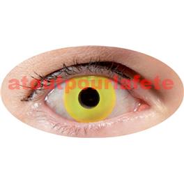 Lentilles de contact fantaisie - Oeil jaune - la paire Lentilles de contact fantaisie - Oeil jaune - la paire