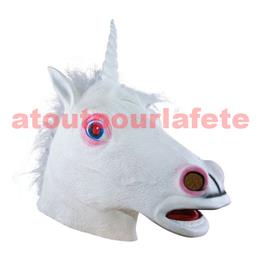 Masque de Licorne en latex (intégral)