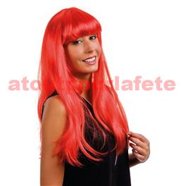 Perruque femme longue 60cm, raide, à frange (à choisir parmi 6 couleurs) Perruque femme longue 60cm, raide, à frange (à choisir parmi 6 couleurs)