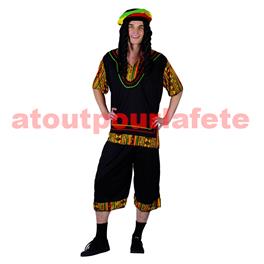 Déguisement adulte "Rasta Man" Jamaïcain, Déguisement adulte "Rasta Man" Jamaïcain,
