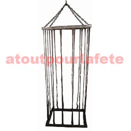 Décoration cage d' halloween 200cm