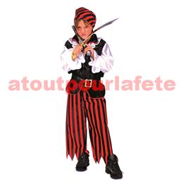 Déguisement de Pirate garçon (E)(3 pièces) Déguisement de Pirate garçon (E)(3 pièces)