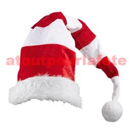 Bonnet lutin rouge et blanc Bonnet lutin rouge et blanc