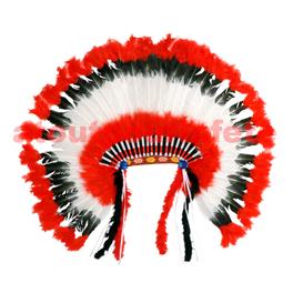 Coiffe d' Indien (rouge & jaune) Coiffe d' Indien (rouge & jaune)