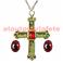 Parure de bijoux de Cardinal (Collier avec croix + 2 Bagues)