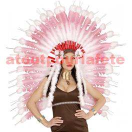 Coiffe de Grand Chef indien luxe (femme) Coiffe de Grand Chef indien luxe (femme)