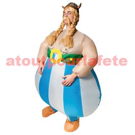 Déguisement de Gaulois, obelix gonflable