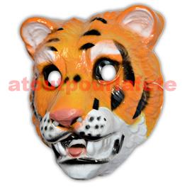 Masque de Tigre en plastique animal-Animaux (enfant) Masque de Tigre en plastique animal-Animaux (enfant)