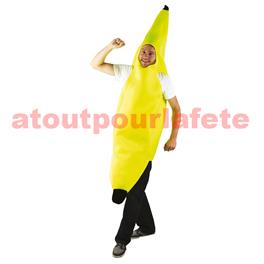 Déguisement de Banane adulte 1.65/1.85m Déguisement de Banane adulte 1.65/1.85m