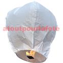 Lanterne Celeste Chinoise blanche 1m  la pièce
