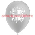 Ballons Bonne année argent