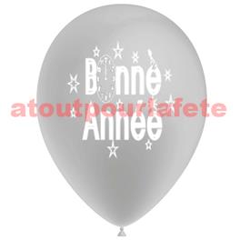 Ballons Bonne année argent Ballons Bonne année argent