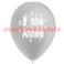Ballons Bonne année argent