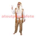 Déguisement d' Homme Hippie Beige-blanc (T.U)