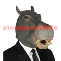 Masque d' Hippopotame en latex