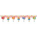 Guirlande "joyeux anniversaire 40 ans " - 15 fanions 6 m