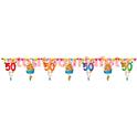 Guirlande anniversaire 50 ans " - 15 fanions 6 m
