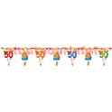 Guirlande "joyeux anniversaire 50 ans " - 15 fanions 6 m