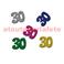 Confetti de Table chiffre " 30" multicolore 1,5cm (sachet de 10Grs)