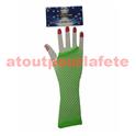 Gants Mitaine resille long Vert (la paire)