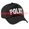 Casquette noire de Policier (réglable)