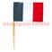 Mini drapeaux nationaux pique cure dents (sachet de 50)