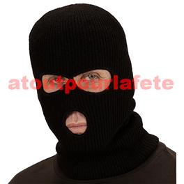 Cagoule Passe Montagne 3 trous (GIGN - braqueur) Cagoule Passe Montagne 3 trous (GIGN - braqueur)