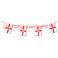 Guirlande IRLANDE DU NORD 20x30cm 5m 10 pavillons (Plastique)