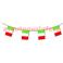 Guirlande ITALIE 20x30cm 5m 10 pavillons (Plastique)