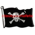 Décoration de salle Drapeau Pirate 43 X 33cms