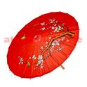 Ombrelle asiatique rouge, Chinoise 52cms  