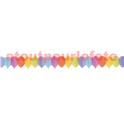 Guirlande ballons multicolore 13.30 x 18cm en 3.60m  