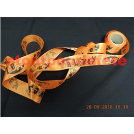 Ruban satin Halloween Orange 10m