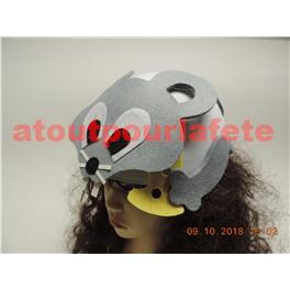 Chapeau - Coiffe de Tatouille la souris (Adulte-Enfant) Chapeau - Coiffe de Tatouille la souris (Adulte-Enfant)