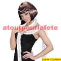 LOT A PRIX PRO: 12 Boas marabout en duvet blanc 1,80m 15grs