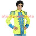 Veste Beatles vert fluo