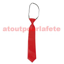 Cravate rouge "satinée"