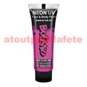 Tube de fard a maquillage Neon UV peinture visage & corps