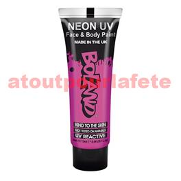 Tube de fard a maquillage Neon UV peinture visage & corps