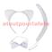 Set de déguisement Chat blanc (3pièces)