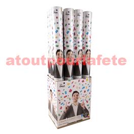 Canon à confetti multicolore 60cms (pièce)