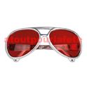 Lunette de Rockeur rouge